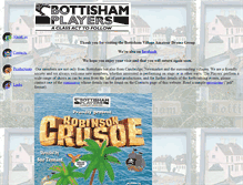 Tablet Screenshot of bottishamplayers.org.uk